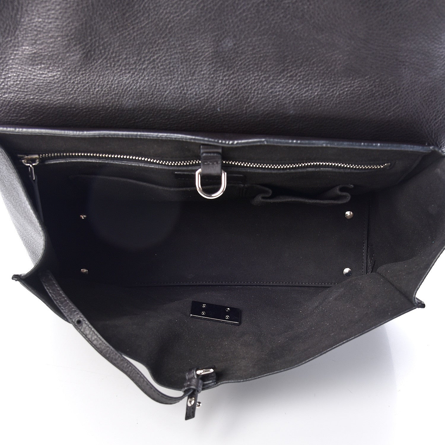 Givenchy Grained Calfskin Medium Shark Lock Satchel Black 7 of 10