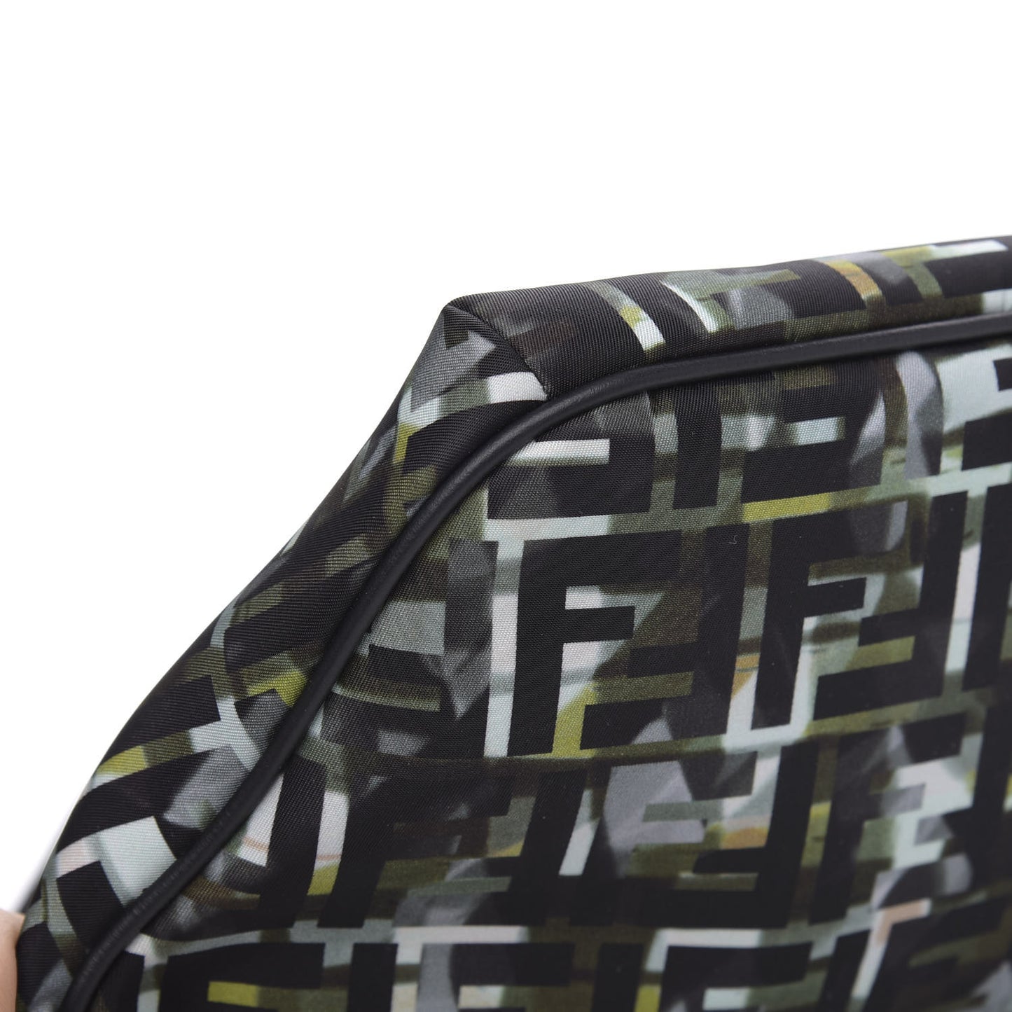 Nylon CamouFF Belt Bag Black Multicolor