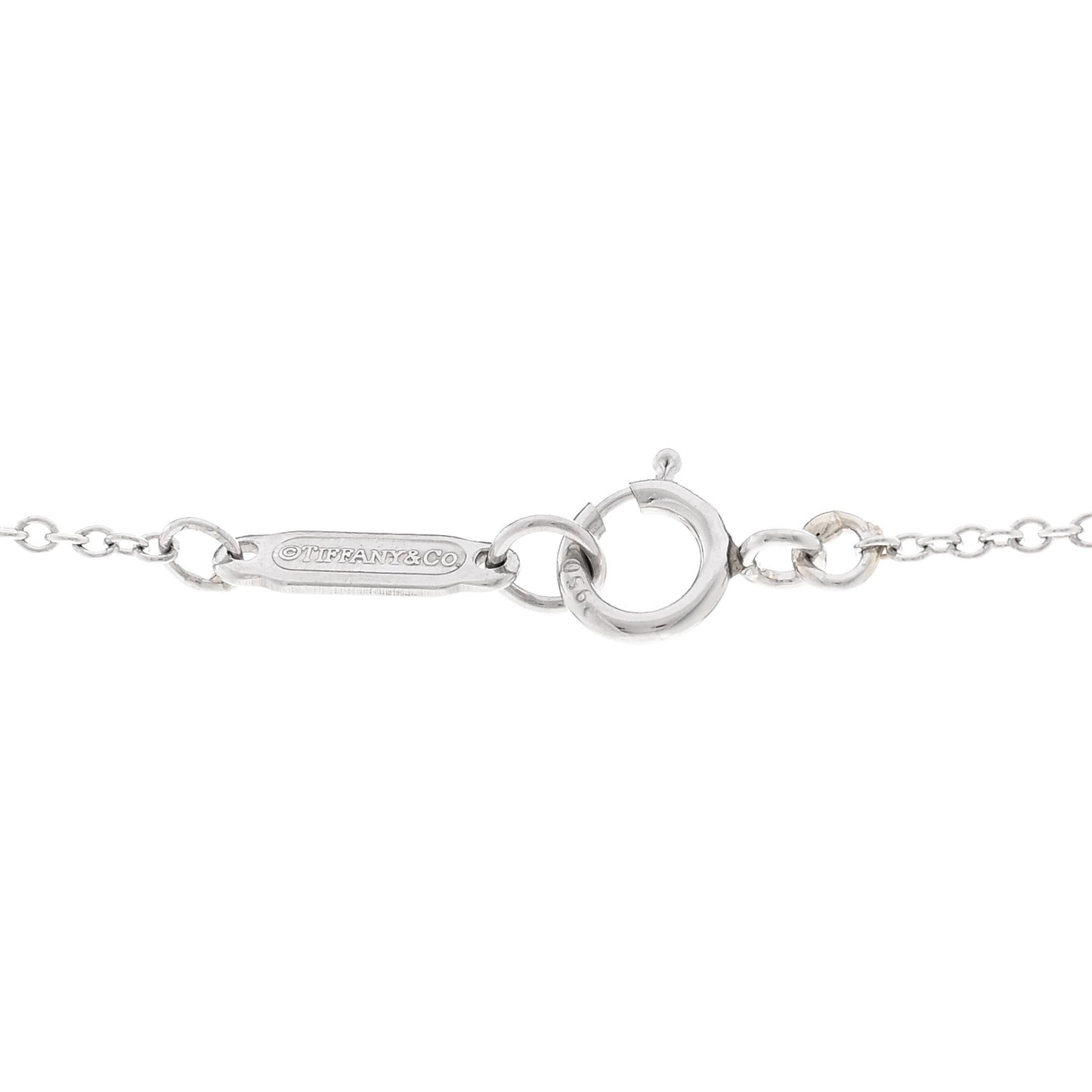 Platinum Diamond Small Heart Pendant Necklace