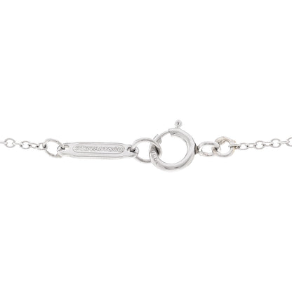 Tiffany Platinum Diamond Small Heart Pendant Necklace 4 of 4
