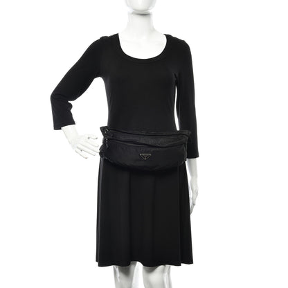 Prada Tessuto Nylon Montagna Belt Bag Black 2 of 10