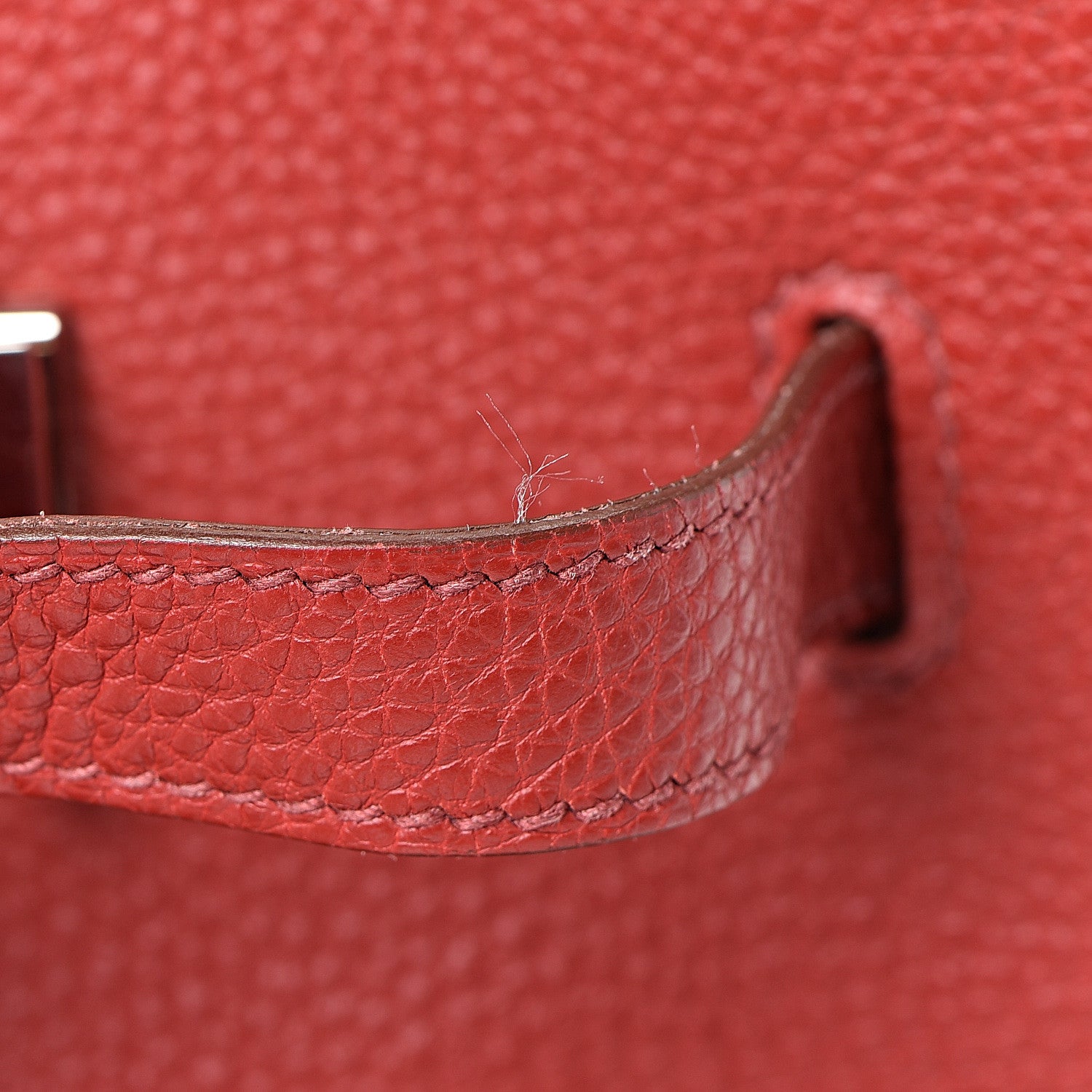 Hermes Togo Birkin 35 Rouge Casaque 39 of 42