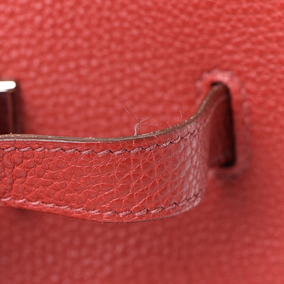 Hermes Togo Birkin 35 Rouge Casaque 39 of 42