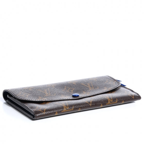 Monogram Emilie Wallet Blue