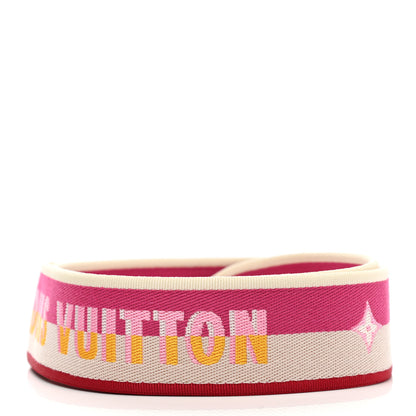 Louis Vuitton Jacquard Speedy Bandouliere 20 Shoulder Strap Fuchsia 2 of 3