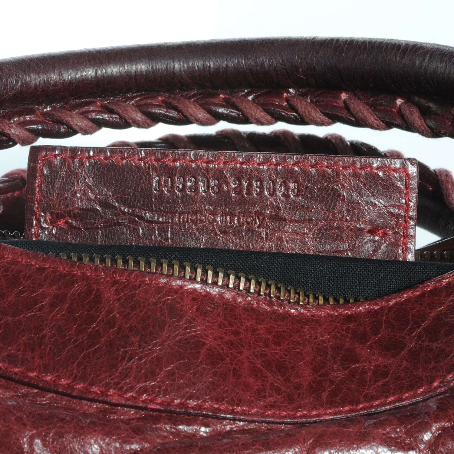 Balenciaga Chevre First Rouge Grenat 7 of 11
