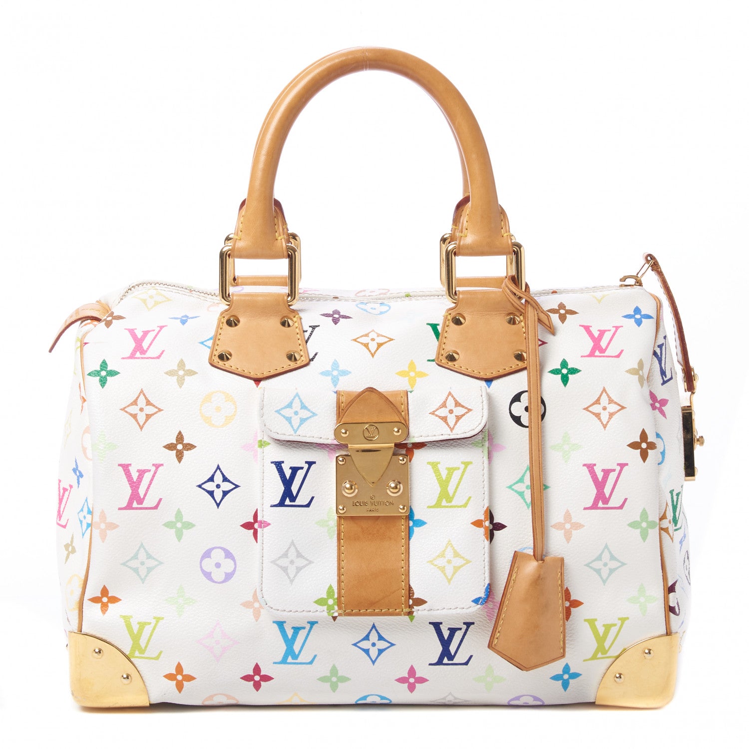 Louis Vuitton Monogram Multicolor Speedy 30 White 1 of 9
