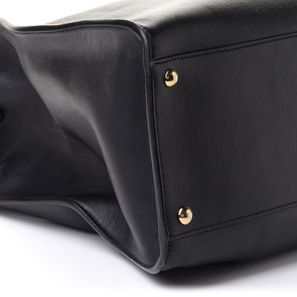 Fendi Vitello Seta Century Large Peekaboo X-Lite Black Fragola 12 of 19