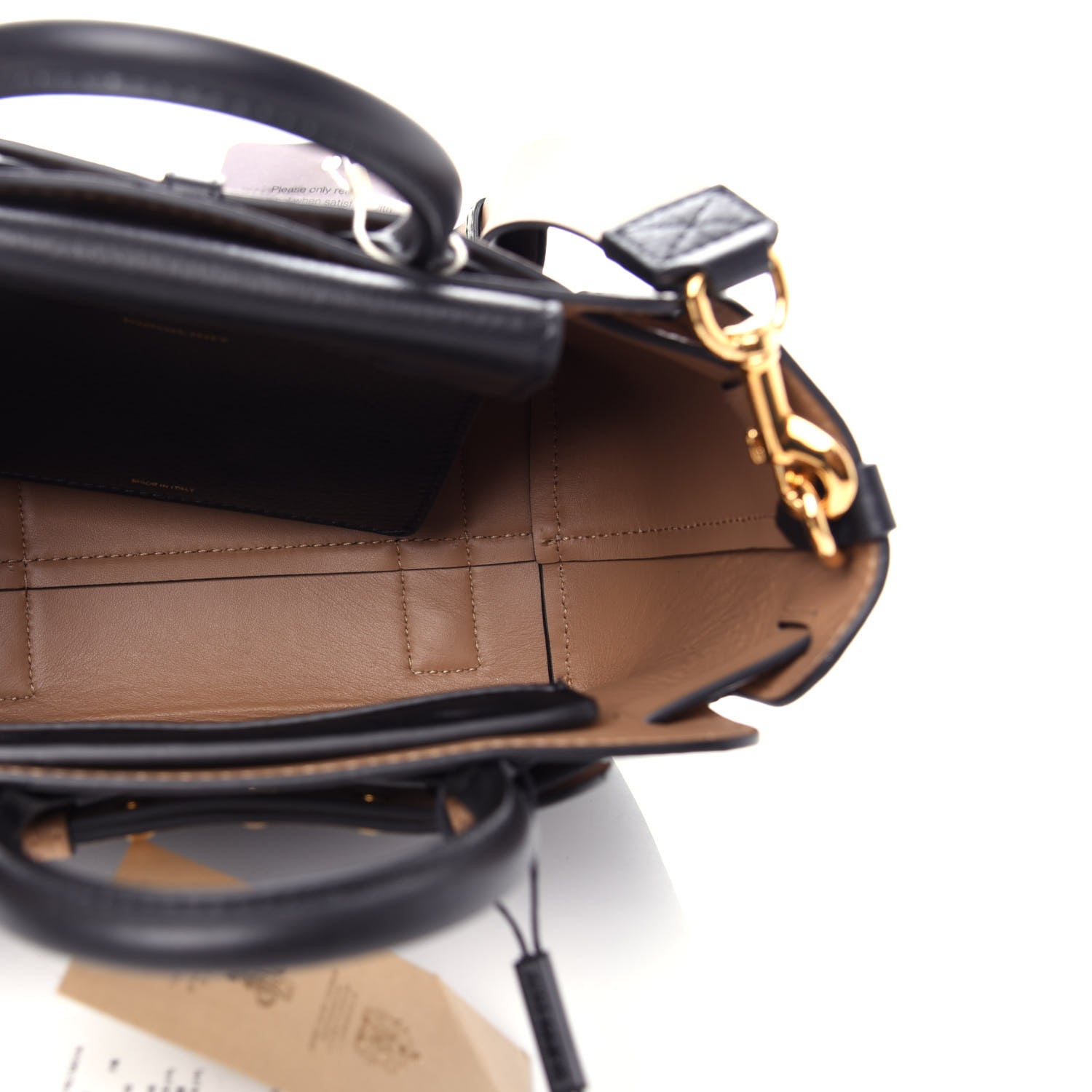 Burberry Soft Grain Calfskin Small Belt Bag Black 5 of 10