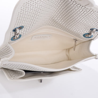 Chanel Perforated Calfskin Small Up In The Air Flap Ivory 5 of 8
