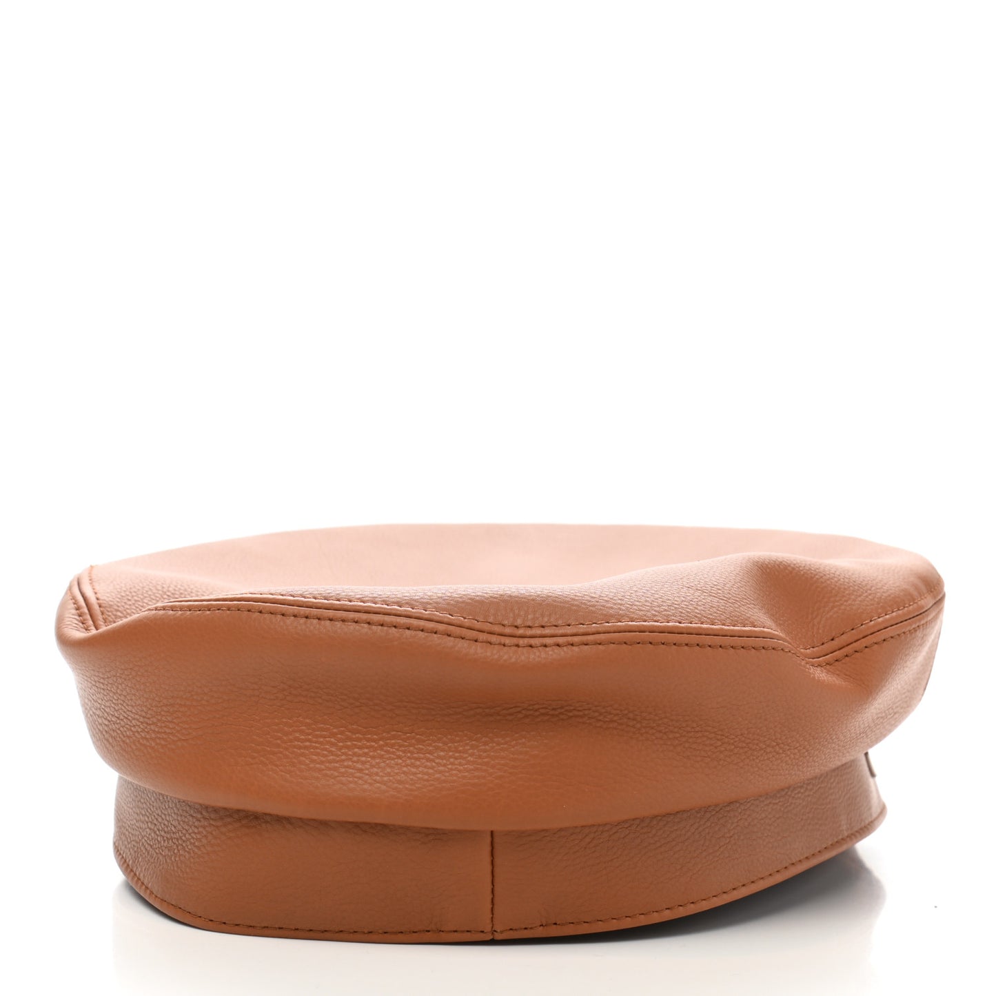 Calfskin Cavale Cap 58 Gold