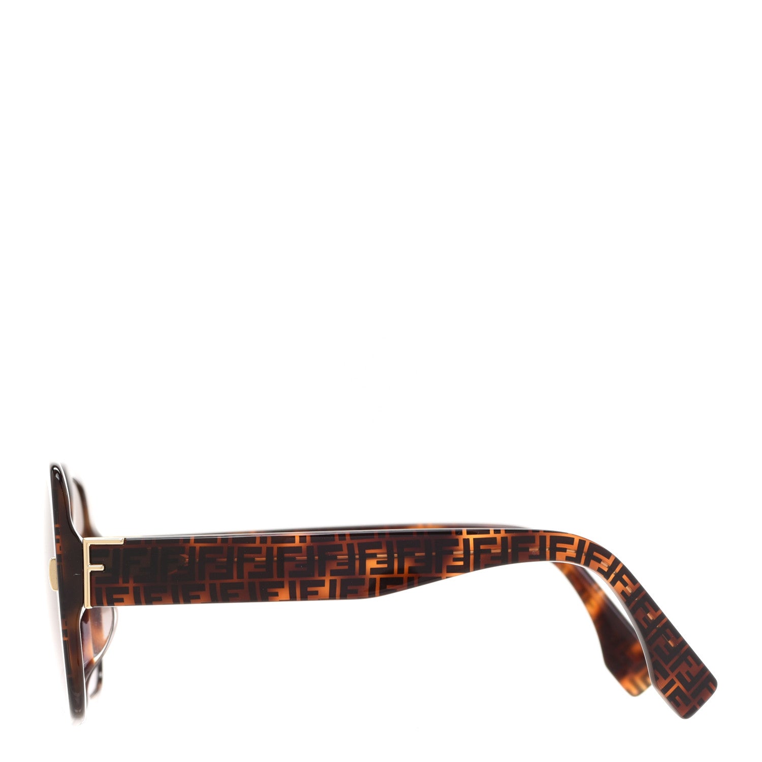 Fendi Acetate Fendi Bold Sunglasses FE40036U Havana Black 3 of 8