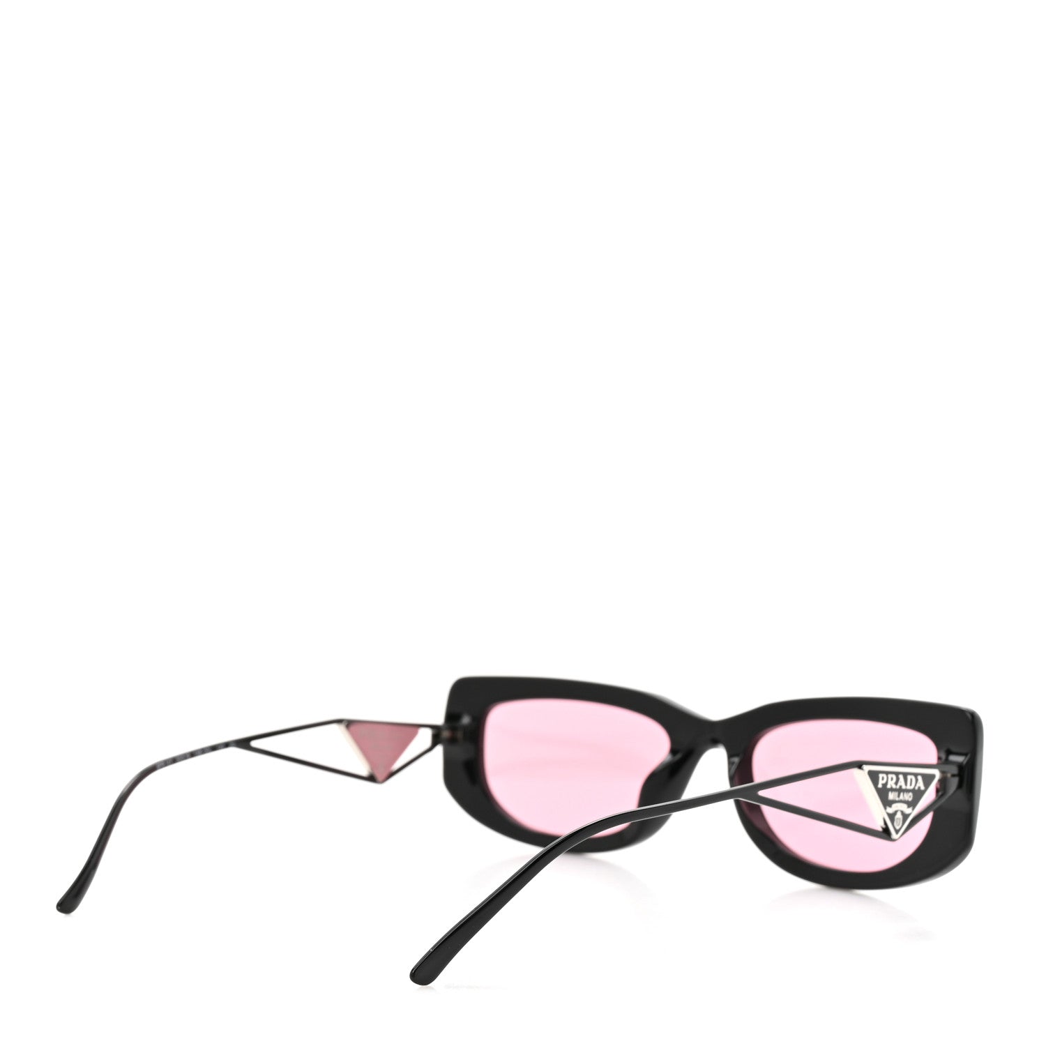 Prada Acetate Sunglasses SPR 14Y Black Pink 4 of 7