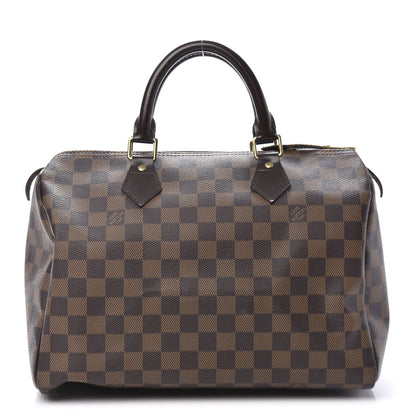 Louis Vuitton Damier Ebene Speedy 30 1 of 10