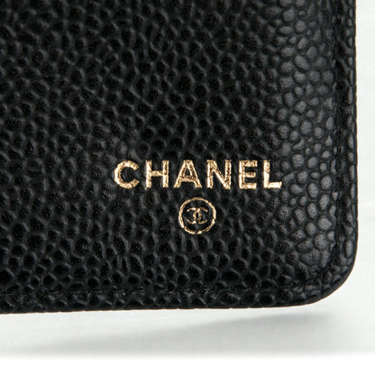 Chanel Caviar Quilted Large Flap Wallet Black 6 of 8
