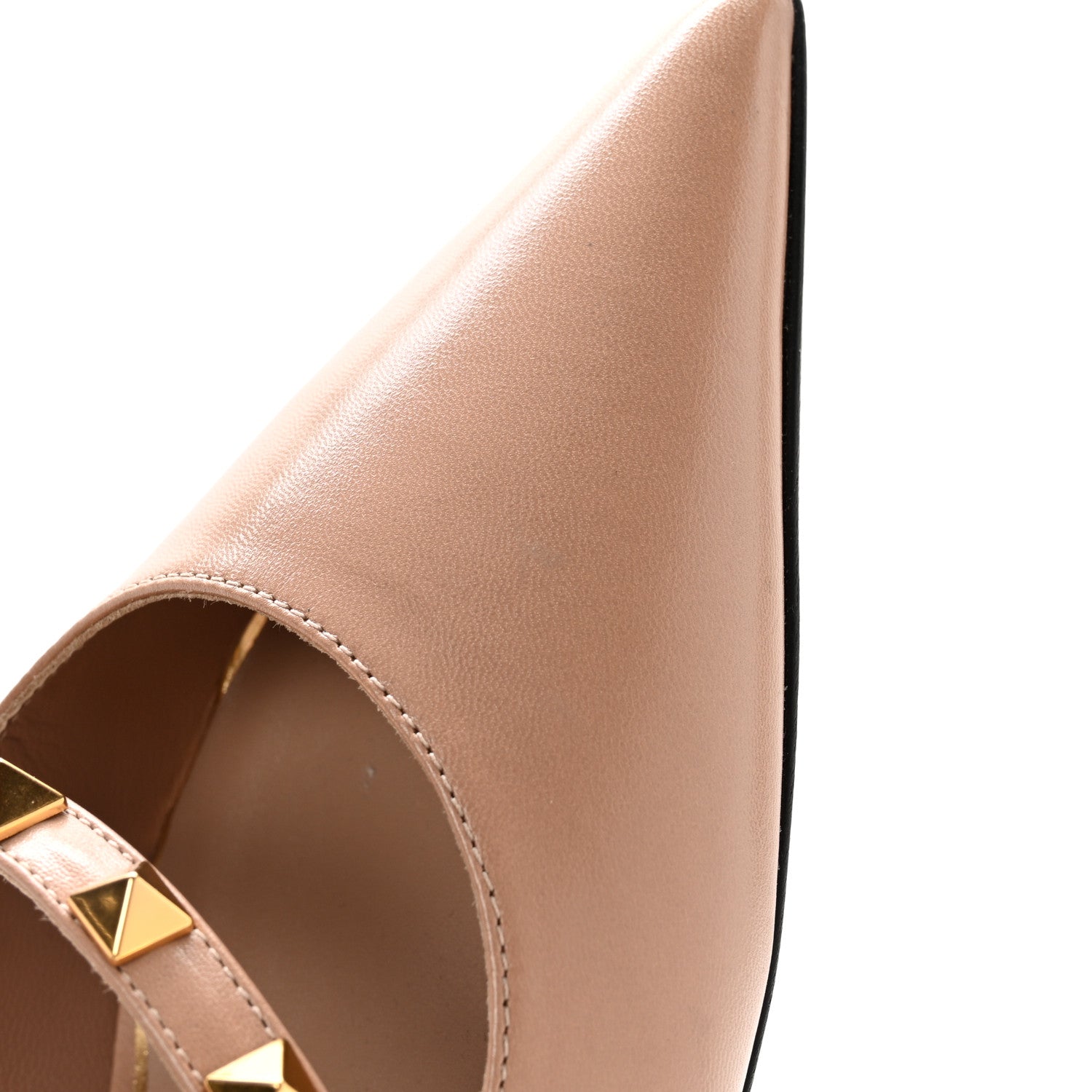 Valentino Garavani Goatskin Rockstud 70mm Slingback Pumps 41 Rose Cannelle 14 of 14