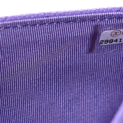 Chanel Caviar Quilted Wallet On Chain WOC Purple 7 of 10