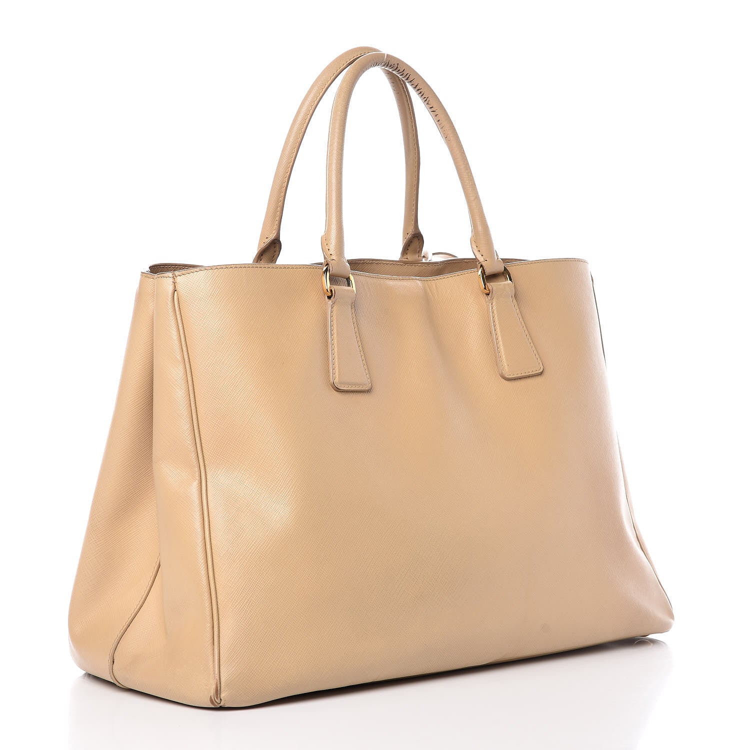 Prada Saffiano Lux Large Tote Sabbia 3 of 17