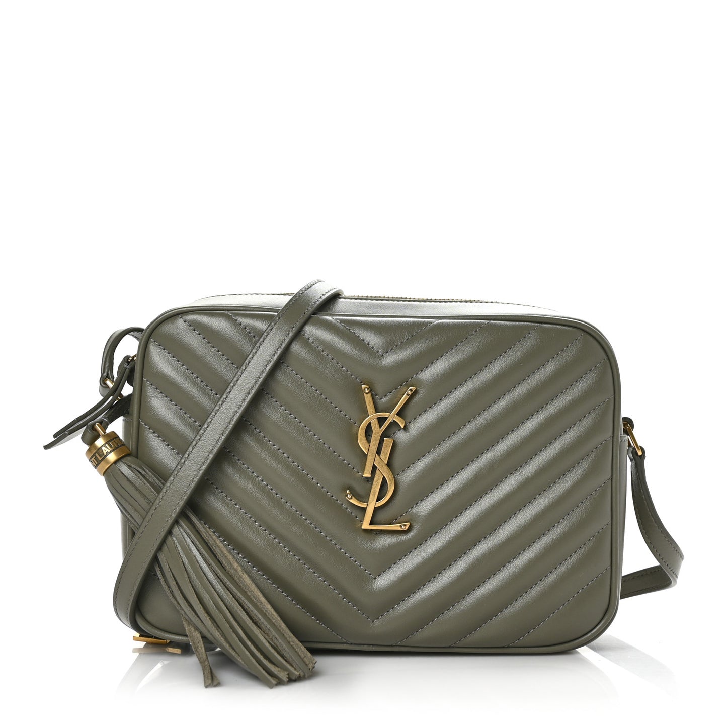 Calfskin Matelasse Monogram Lou Camera Bag Seaweed