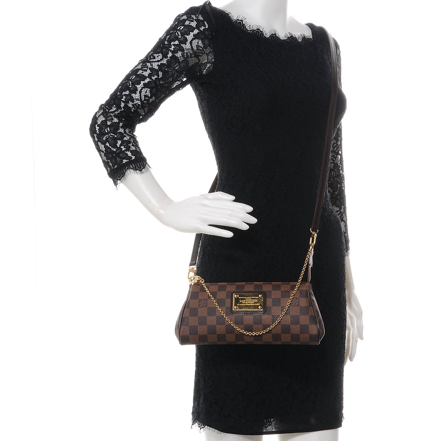 Damier Ebene Eva Clutch