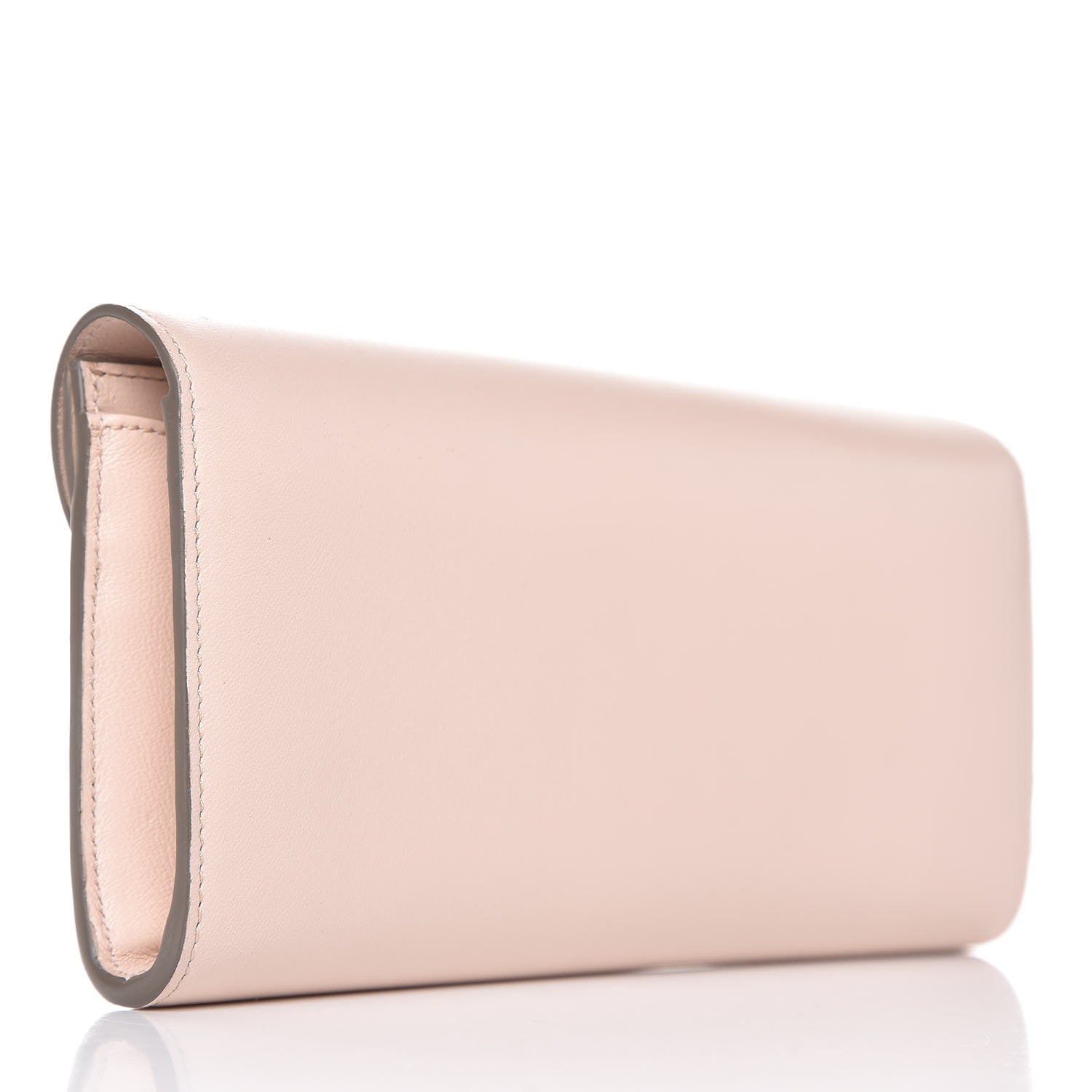Chloe Calfskin Georgia Flap Wallet Cement Pink 3 of 8
