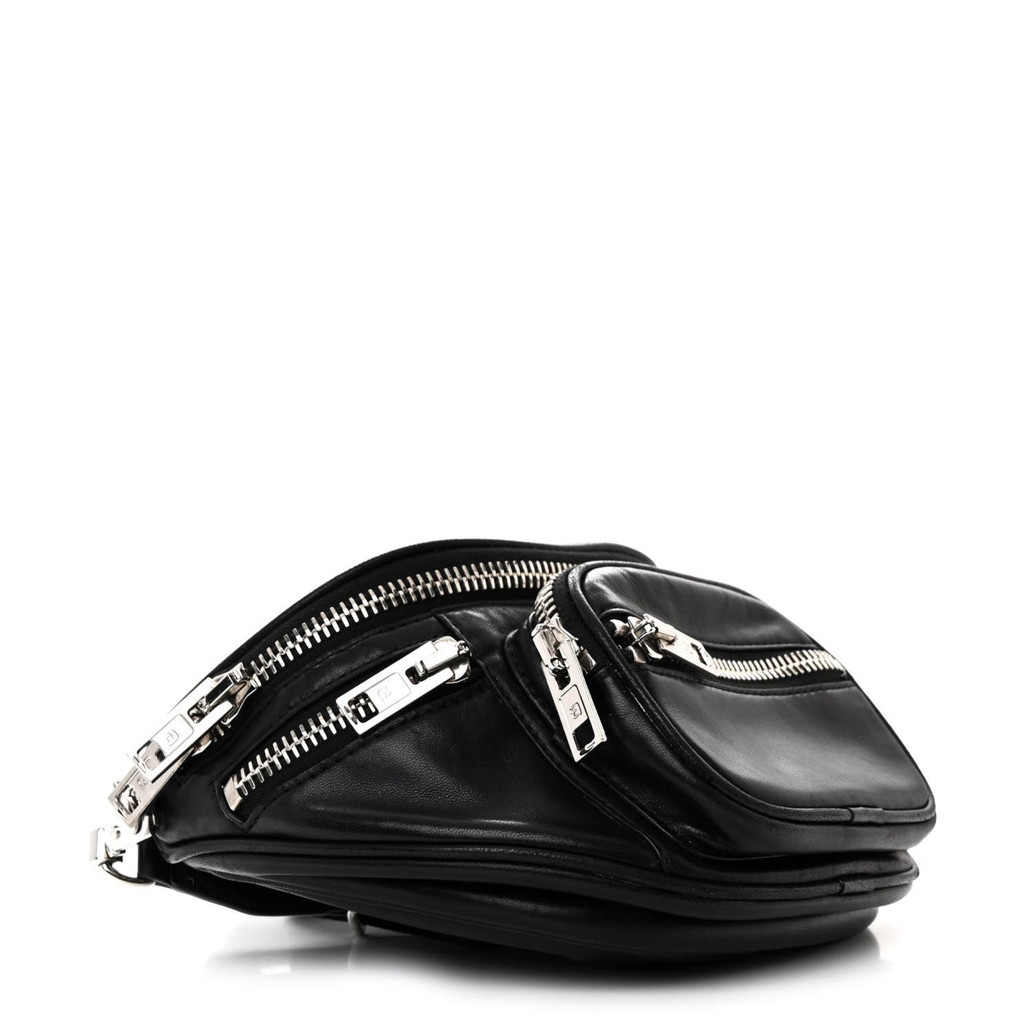 Lambskin Attica Crossbody Bag Black