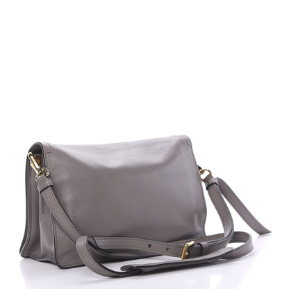 Prada Glace Calf Shoulder Bag Argilla 2 of 10