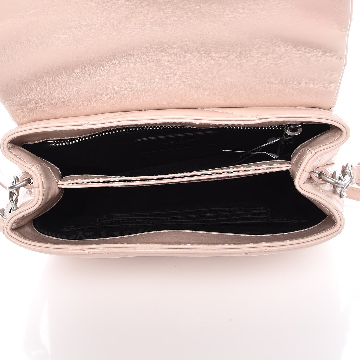 Calfskin Y Quilted Monogram Toy Loulou Crossbody Bag Marble Pink