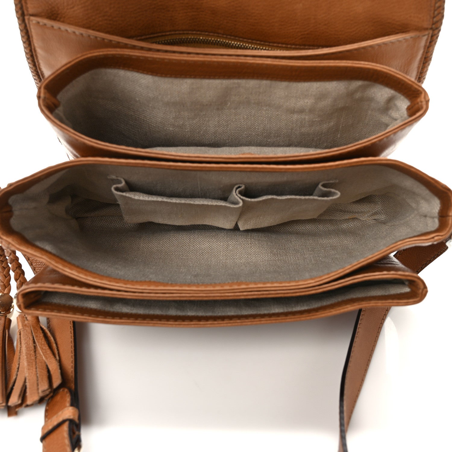 Gucci Monogram Medium Marrakech Flap Messenger Bag Beige Brown 5 of 11