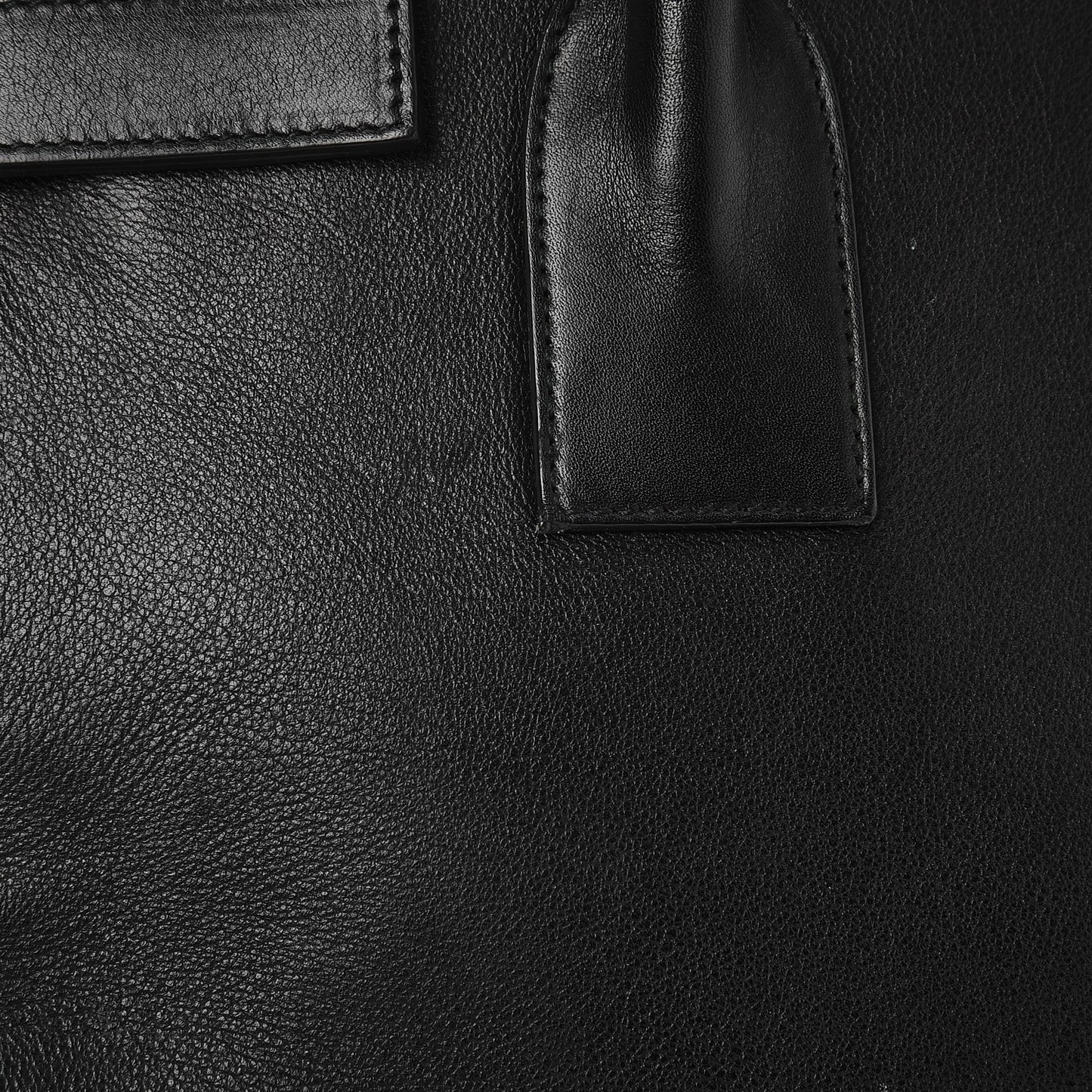 Calfskin Small Sac De Jour Black