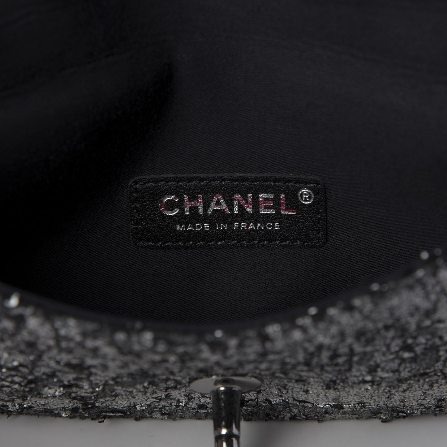 Lambskin Mineral Nights Wristlet Black