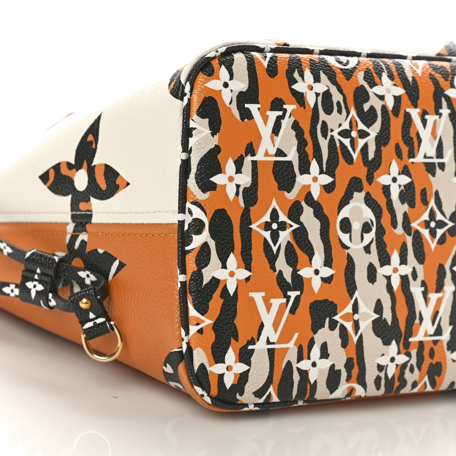 Louis Vuitton Monogram Giant Jungle Neverfull MM Ivory 8 of 9