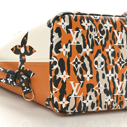 Louis Vuitton Monogram Giant Jungle Neverfull MM Ivory 8 of 9