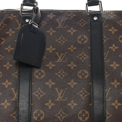 Louis Vuitton Monogram Macassar Keepall Bandouliere 55 7 of 9