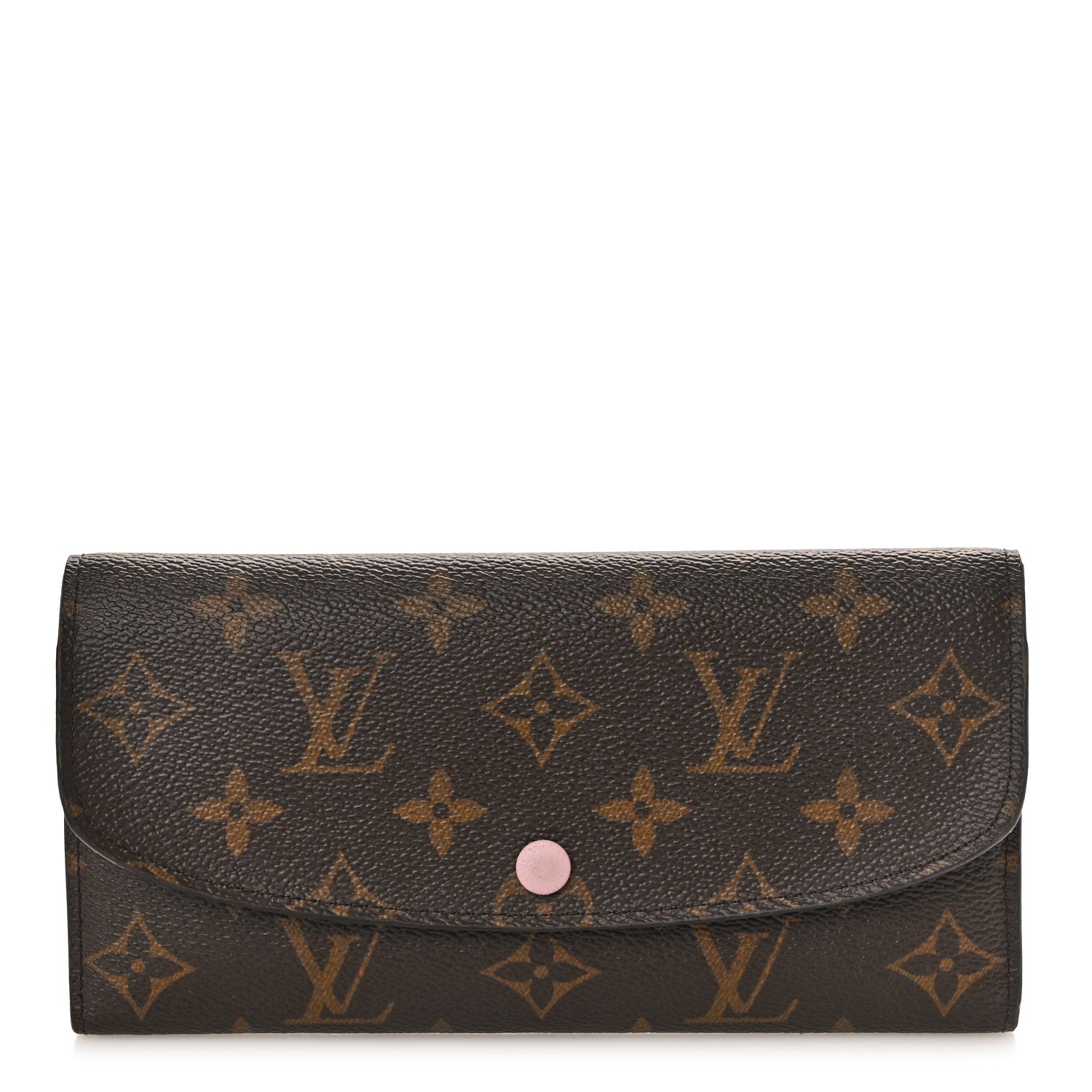 Louis Vuitton Monogram Emilie Wallet Rose Ballerine 1 of 7