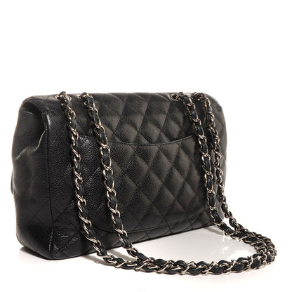 Chanel Caviar Jumbo Single Flap Black 3 of 7