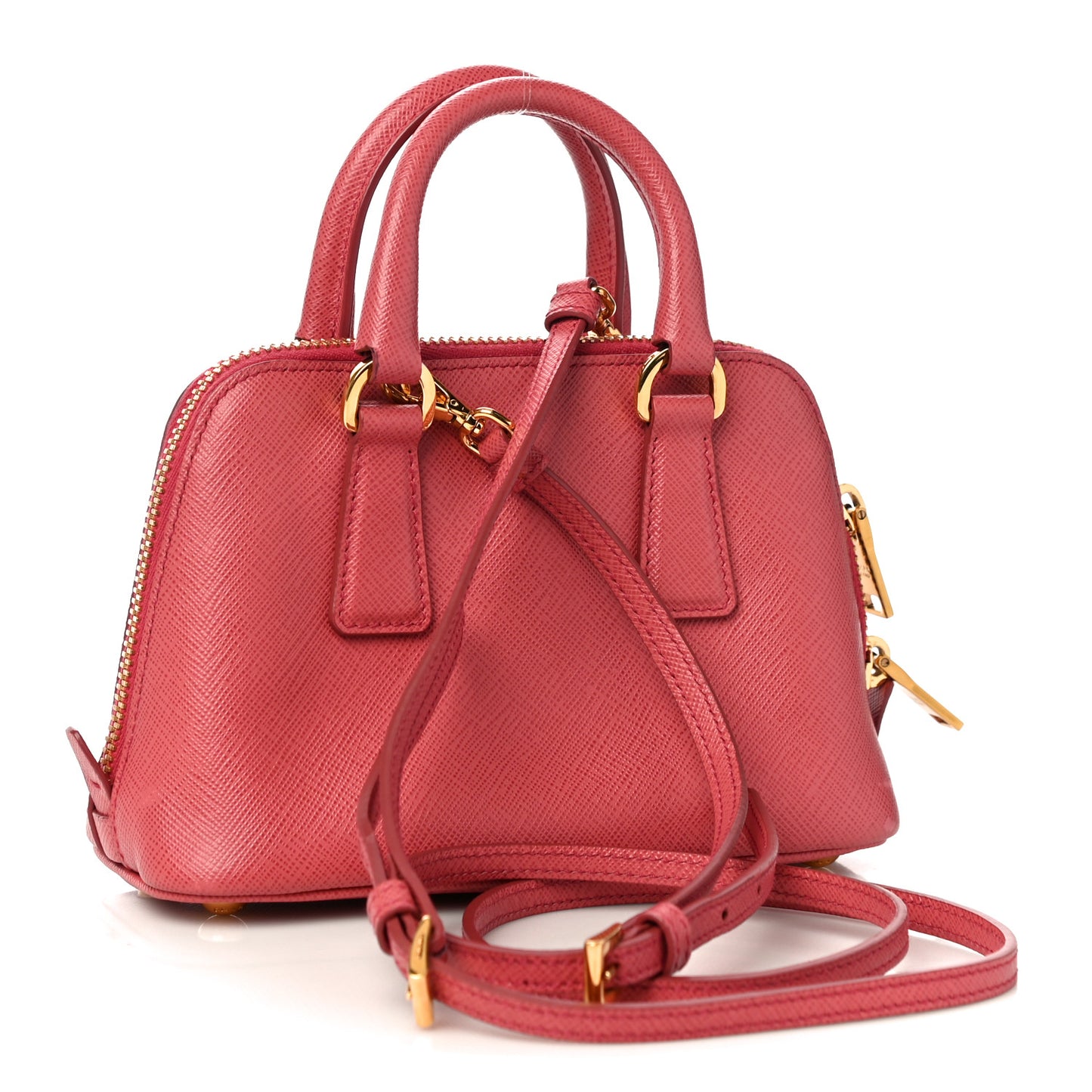 Saffiano Lux Mini Promenade Tote Peonia