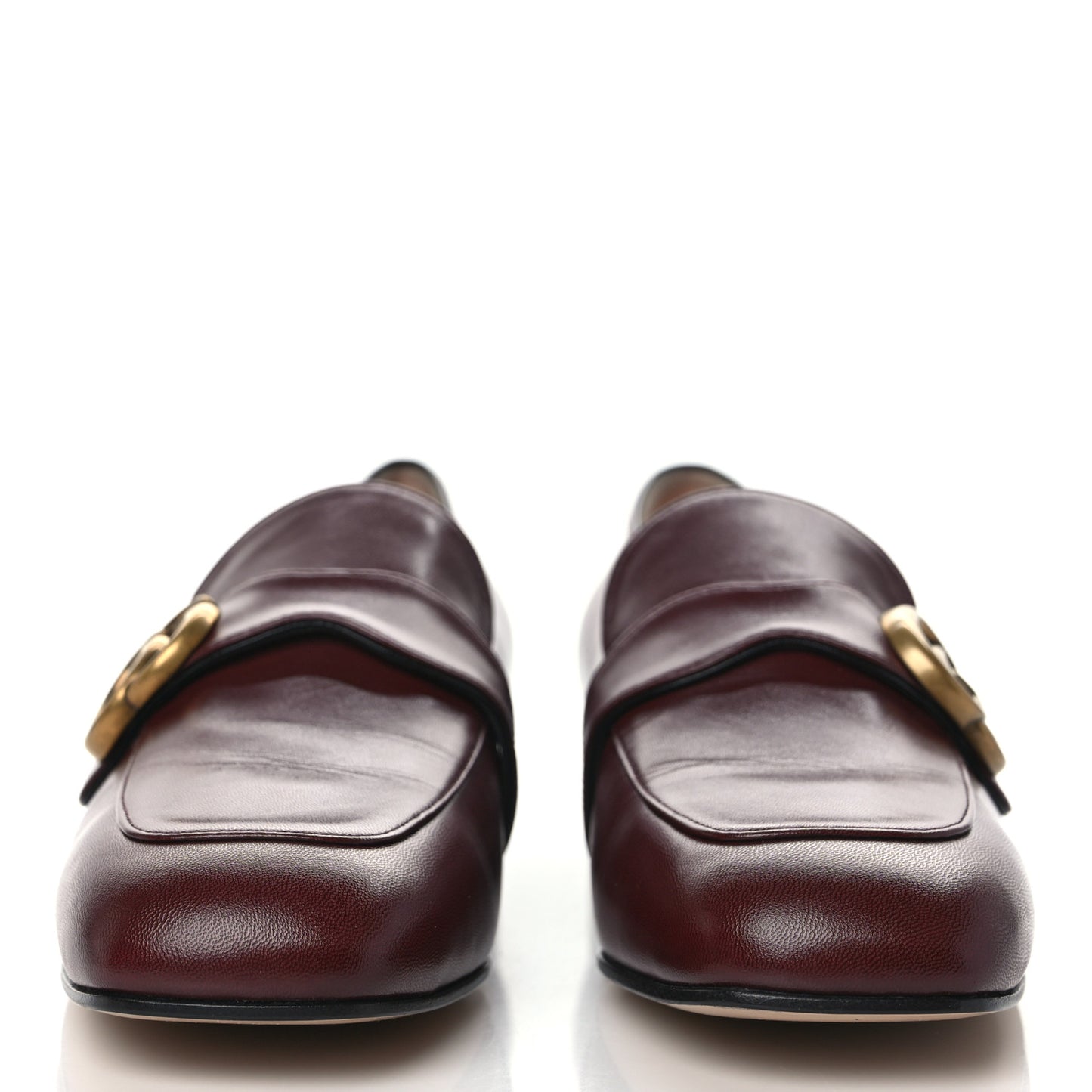 Malaga Kid Womens GG Marmont Loafers 39 Vintage Bordeaux
