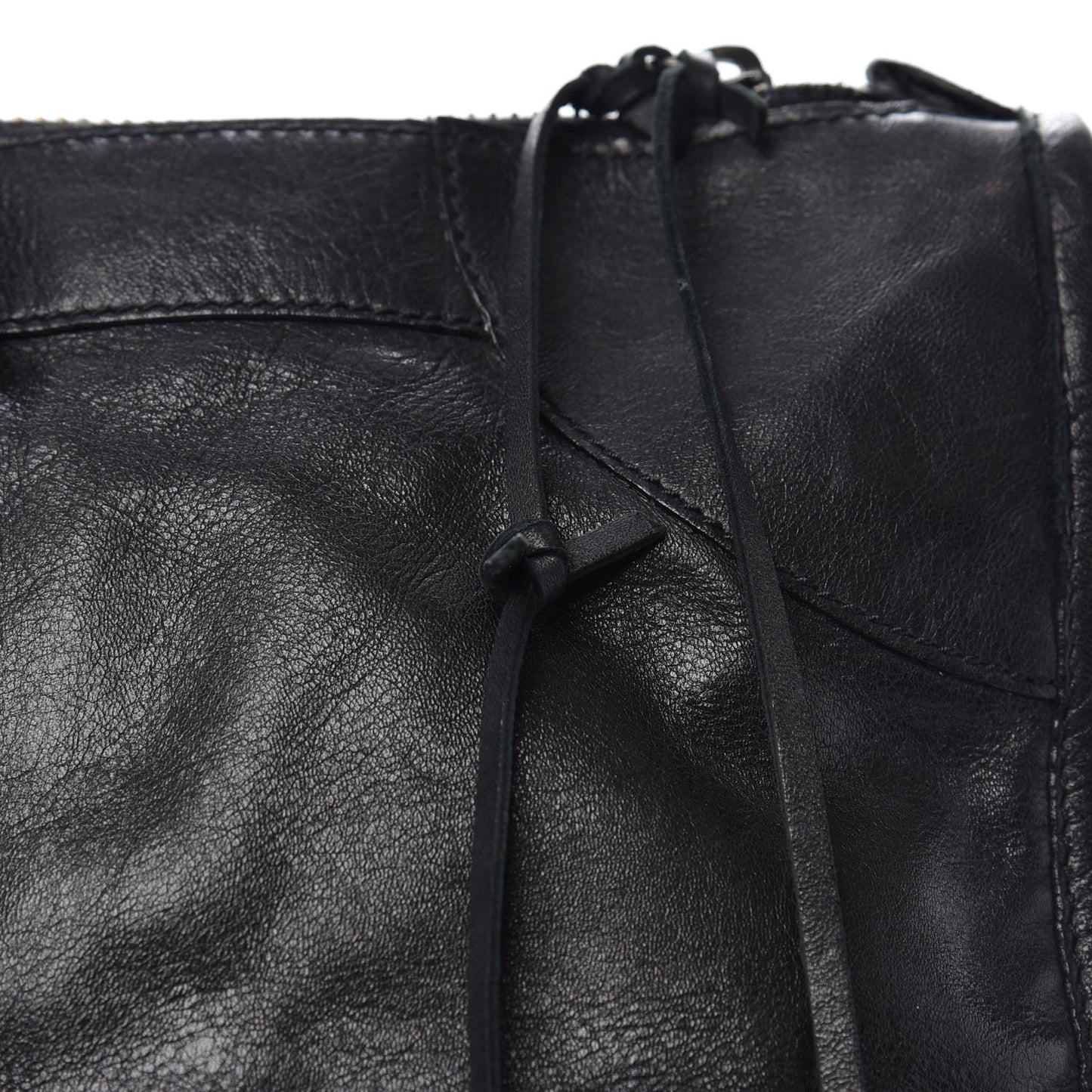 Agneau Classic Silver Hardware Weekender Black
