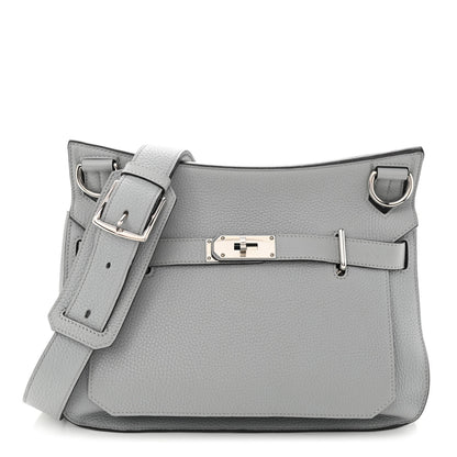 Hermes Taurillon Clemence Jypsiere 31 Gris Mouette 1 of 10