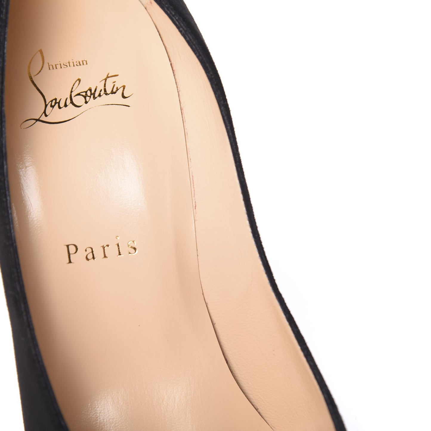 Veau Velours Decoltish 100 Pumps 38 Black