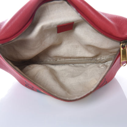 Gucci Grained Calfskin Logo Belt Bag Hibiscus Red 5 of 10