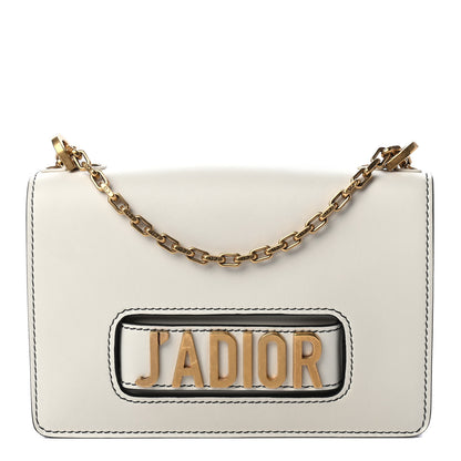 Christian Dior Calfskin J'Adior Chain Flap Bag Off White 1 of 4