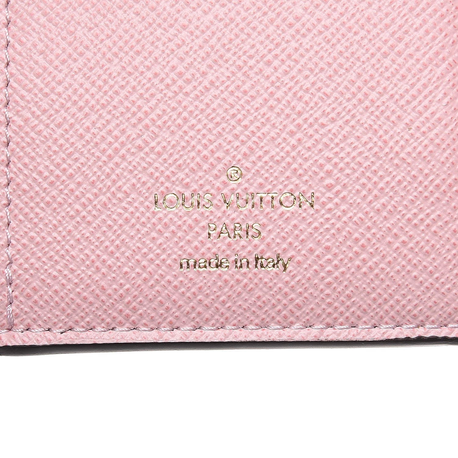 Louis Vuitton Damier Ebene Victorine Wallet Rose Ballerine 6 of 8