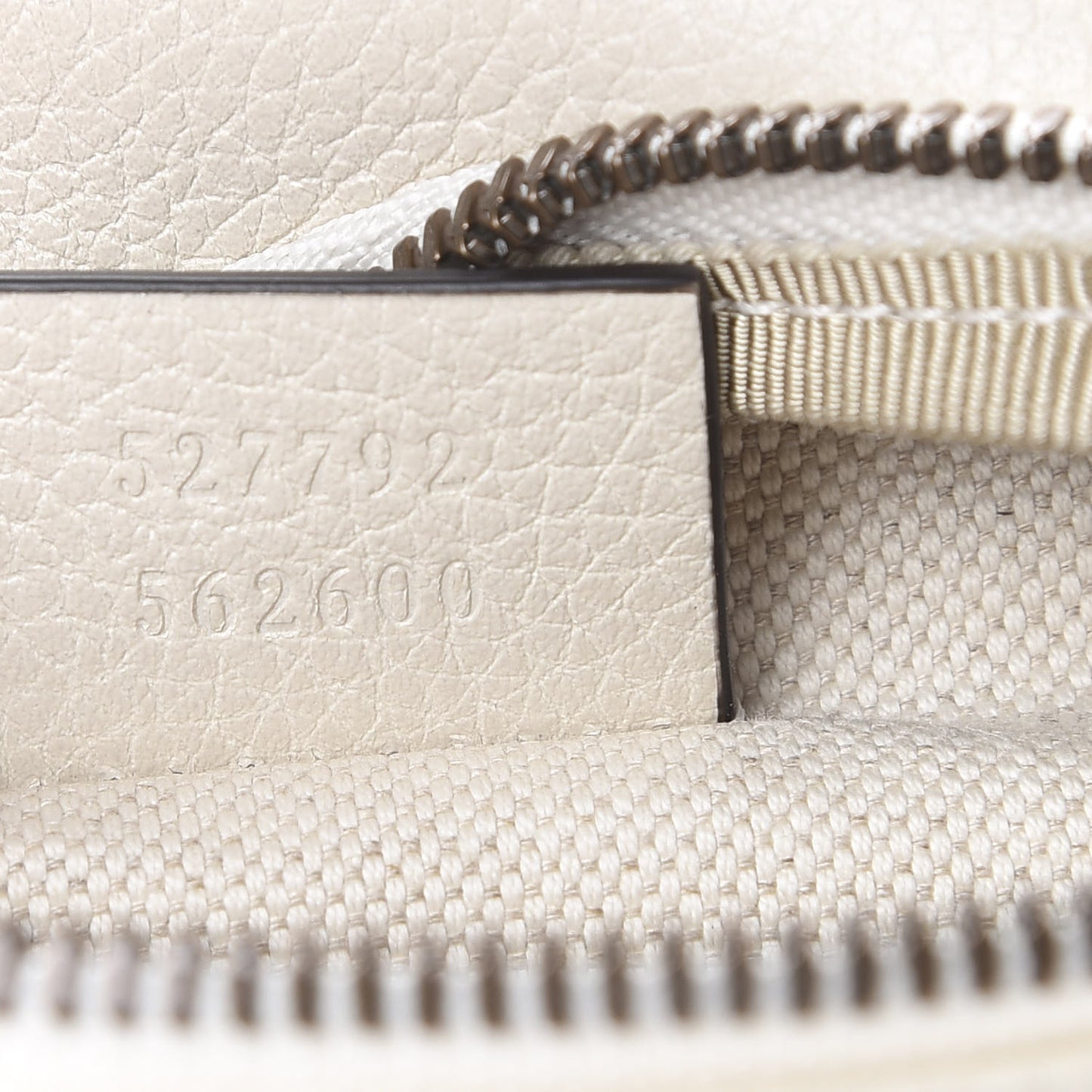 Grained Calfskin Small Logo Belt Bag White