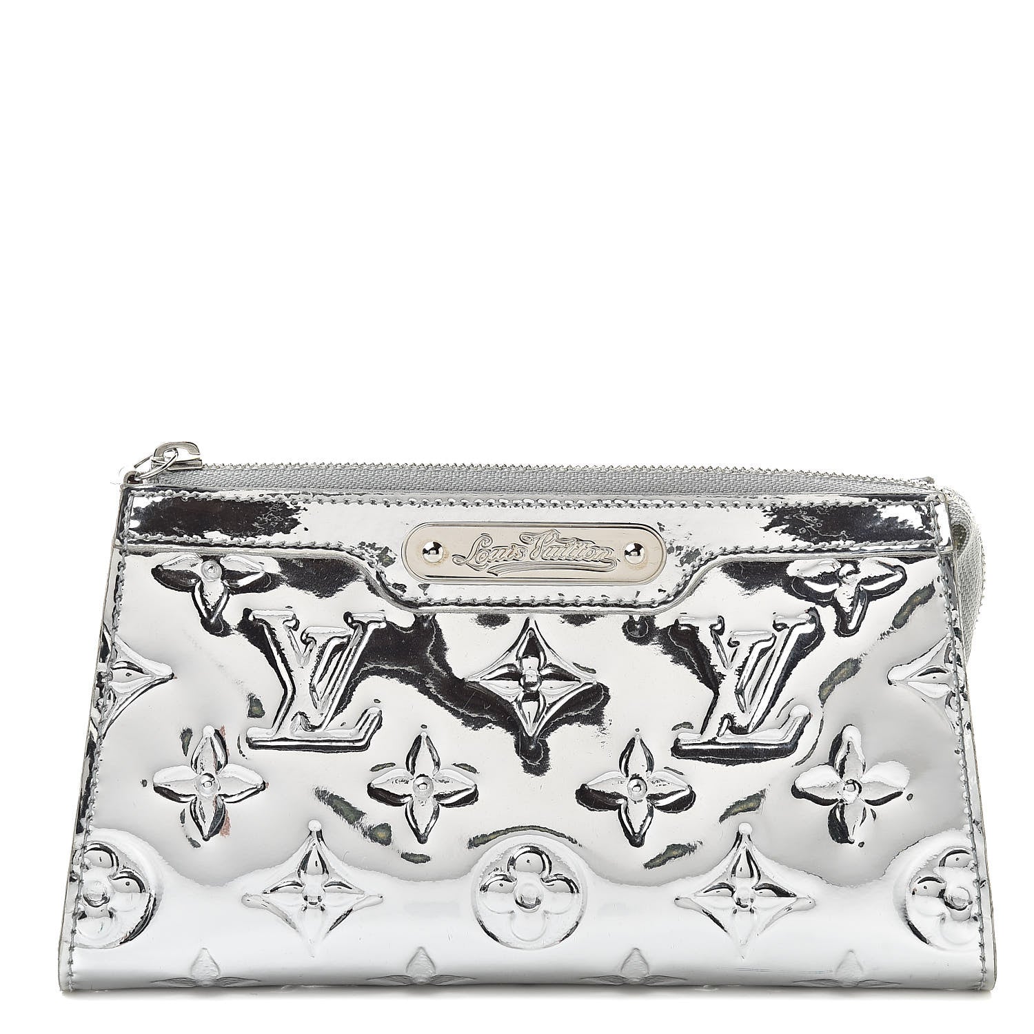Louis Vuitton Monogram Miroir Trousse Cosmetic Bag Silver 1 of 7