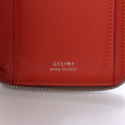Celine Drummed Calfskin Medium Zip Around Multifunction Wallet Dune 6 of 7