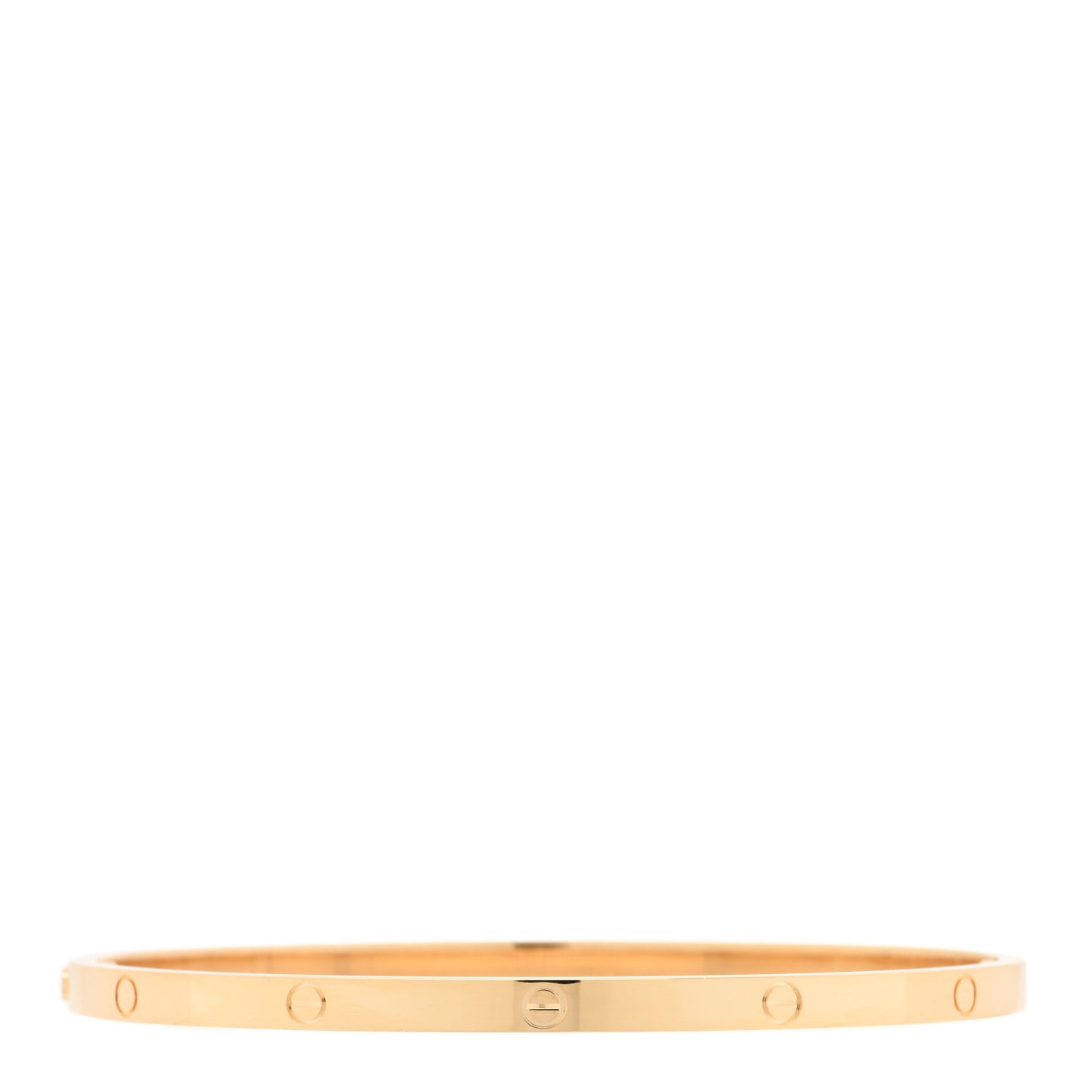 18K Yellow Gold Small LOVE Bracelet 19