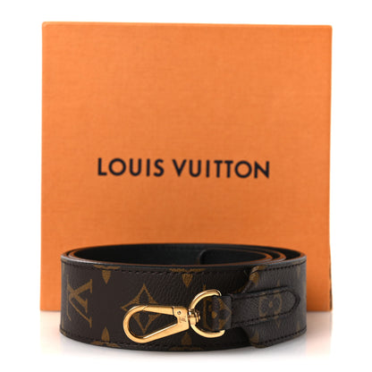 Louis Vuitton Monogram Bandouliere Shoulder Strap Black 5 of 5