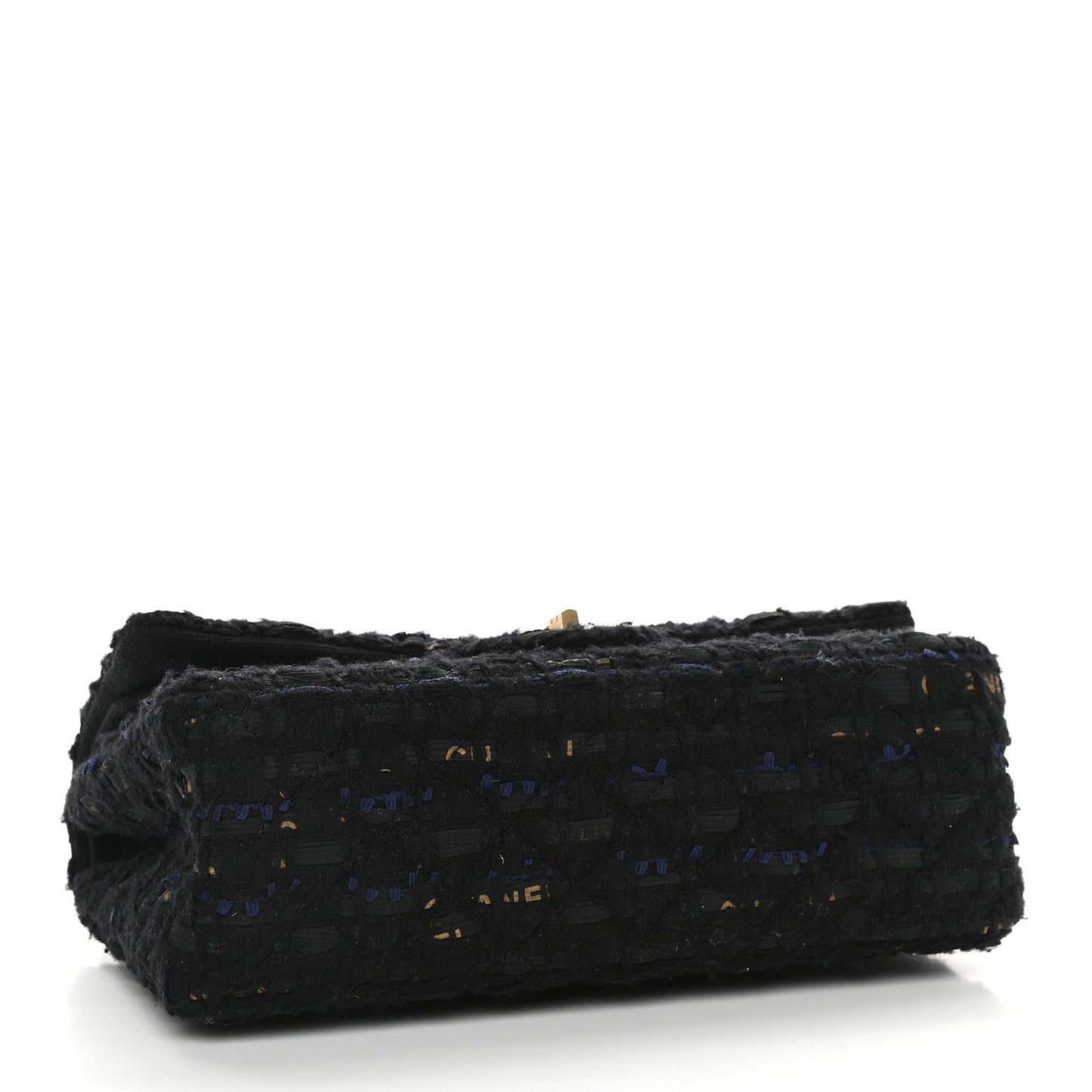Tweed Quilted 2.55 Reissue 225 Flap Black Gold Navy
